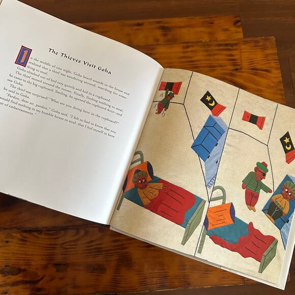 Vintage 2005 Goha The Wise Fool Middle Eastern Tale Hardcover Book - Picture 10 of 15